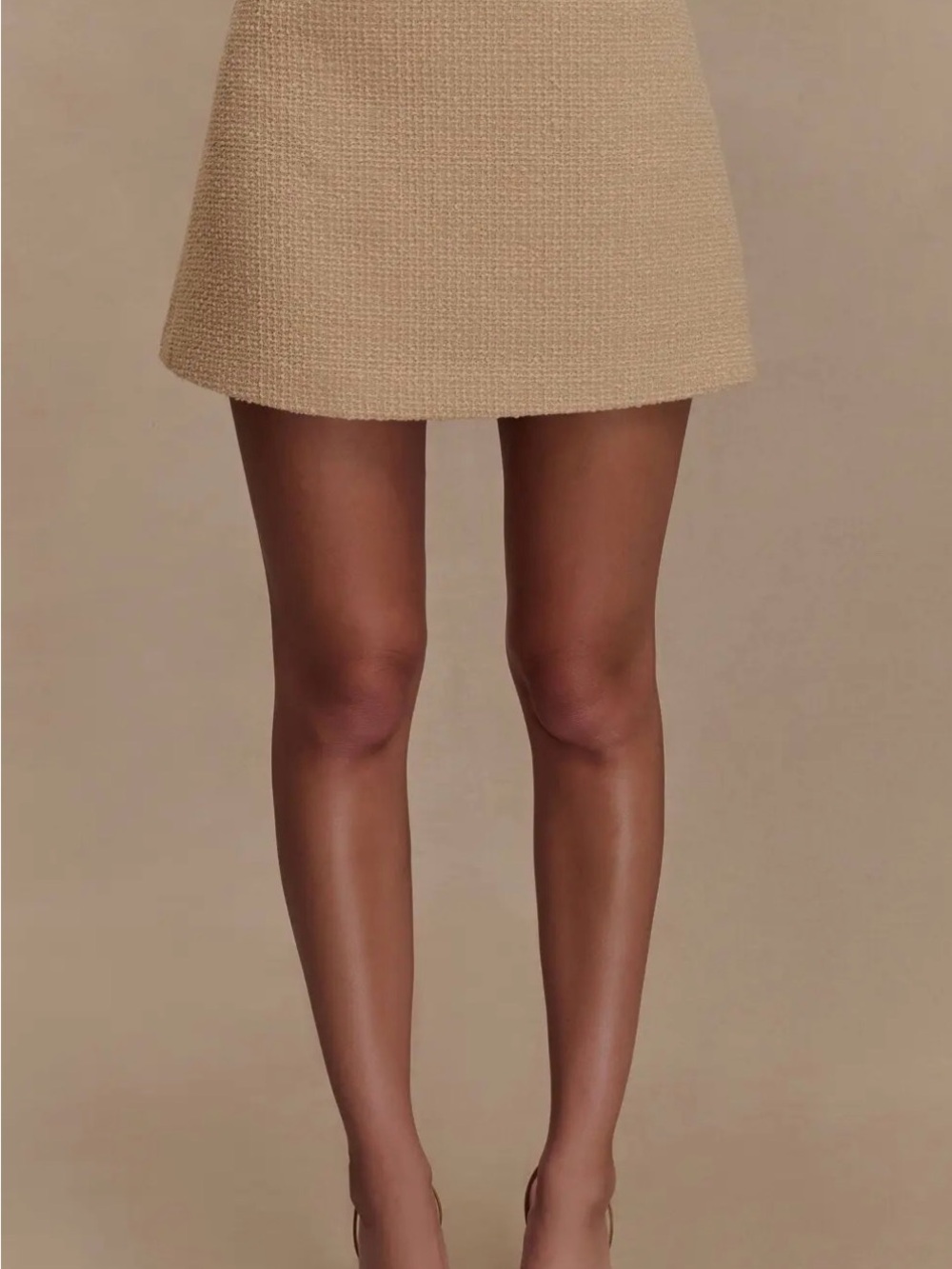 Chic MESHKI Camilla Bouclé Mini Skirt XS